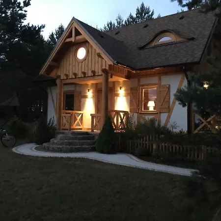 Willa Deluxe Zdrojowa -willa Typu Alpejskiego W Borach Tucholskich-całoroczna Balia Z Jacuzzi-prywatny I Strumyk -duża Wiata Grillowa