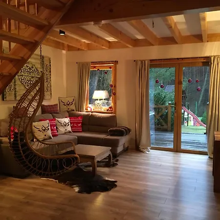 Deluxe Zdrojowa -willa Typu Alpejskiego W Borach Tucholskich-całoroczna Balia Z Jacuzzi-prywatny I Strumyk -duża Wiata Grillowa * Osowek