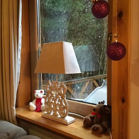 Deluxe Zdrojowa -willa Typu Alpejskiego W Borach Tucholskich-całoroczna Balia Z Jacuzzi-prywatny I Strumyk -duża Wiata Grillowa