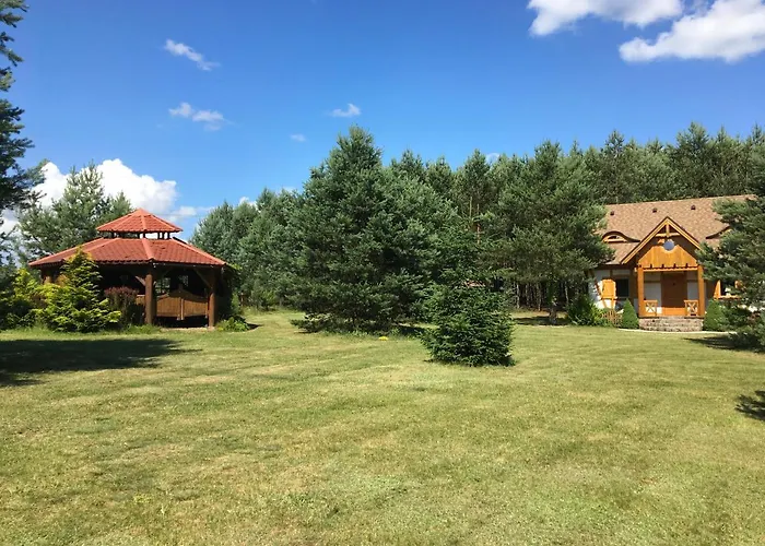 Deluxe Zdrojowa -willa Typu Alpejskiego W Borach Tucholskich-caloroczna Balia Z Jacuzzi-prywatny I Strumyk -duza Wiata Grillowa *