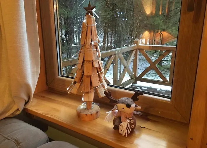 Deluxe Zdrojowa -willa Typu Alpejskiego W Borach Tucholskich-caloroczna Balia Z Jacuzzi-prywatny I Strumyk -duza Wiata Grillowa *