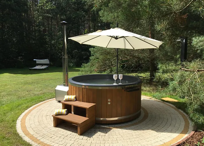 Deluxe Zdrojowa -willa Typu Alpejskiego W Borach Tucholskich-caloroczna Balia Z Jacuzzi-prywatny I Strumyk -duza Wiata Grillowa * Osowek