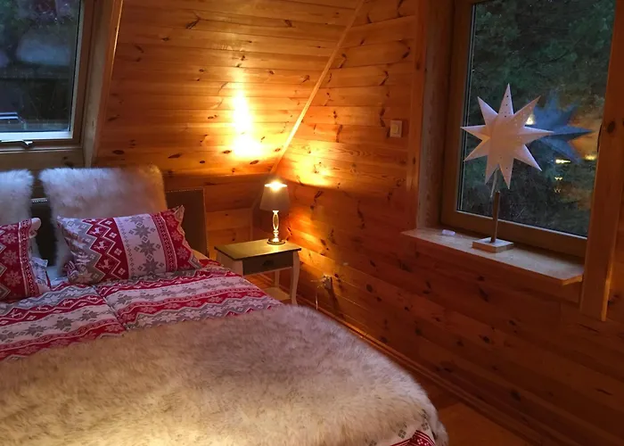 Deluxe Zdrojowa -willa Typu Alpejskiego W Borach Tucholskich-caloroczna Balia Z Jacuzzi-prywatny I Strumyk -duza Wiata Grillowa Osowek